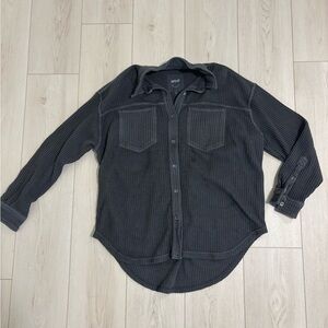 Gray Aerie Button-Up Shirt